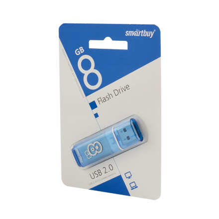 8 GB Smart Buy Glossy Series Blue USB